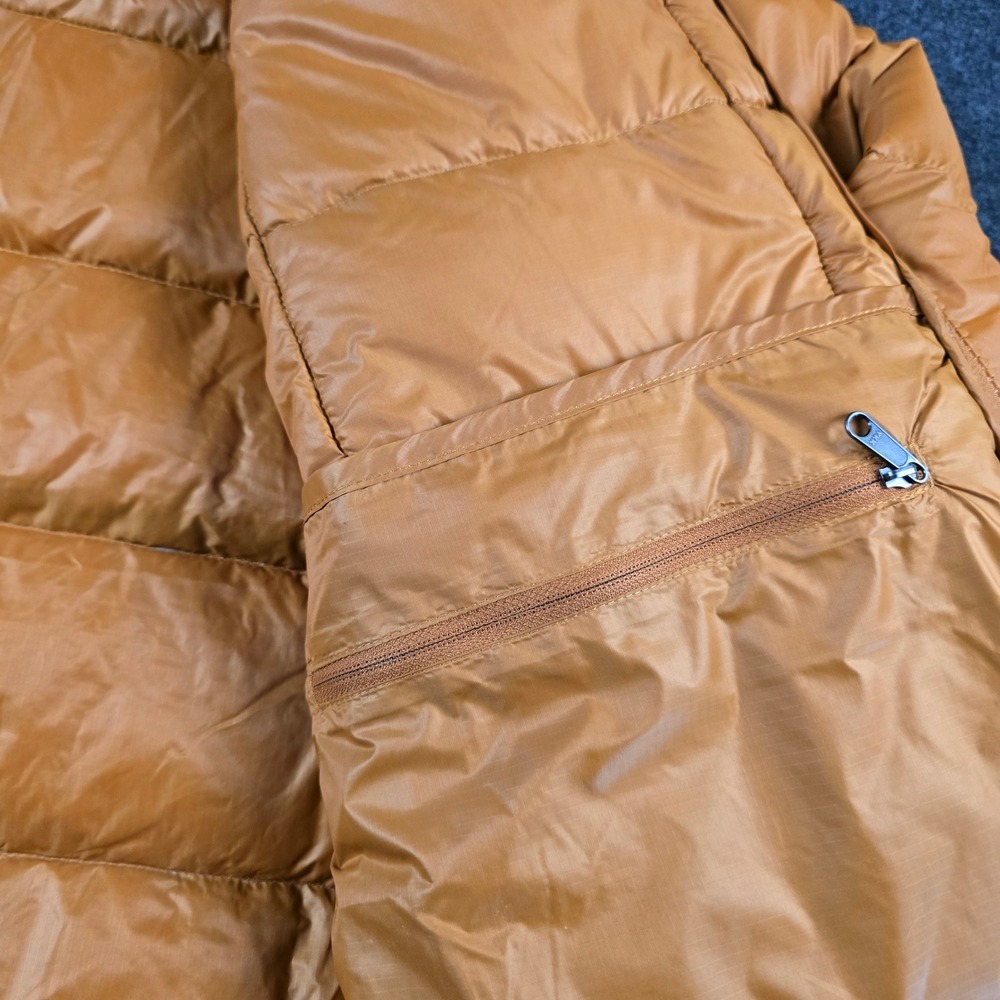 Cotopaxi Sienna/Fjord Fuego Max Down Hooded Jacket Cargo Stripes 800 FP Women M - Picture 11 of 16